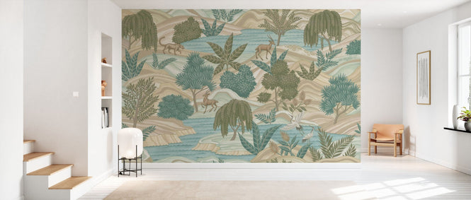 PHOTOWALL / Jungle World Fresco - Green (e94717)