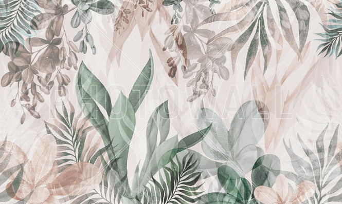 PHOTOWALL / Leafy Greenery - Green (e94728)