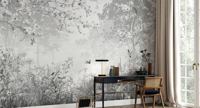 PHOTOWALL / Sparkling Garden - BW (e94744)