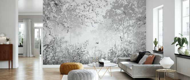 PHOTOWALL / Sparkling Garden - BW (e94744)