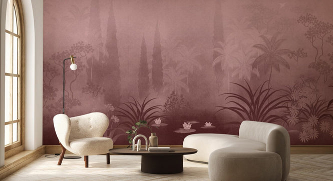 PHOTOWALL / Moonlit Serenity II - Red (e94761)