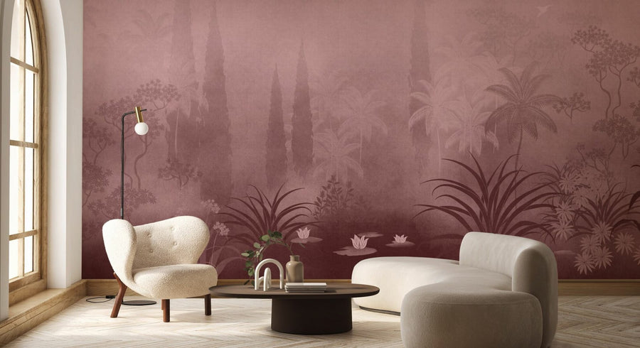 PHOTOWALL / Moonlit Serenity II - Red (e94761)