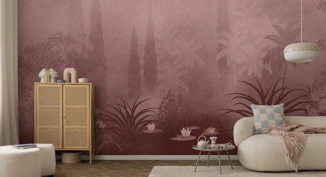 PHOTOWALL / Moonlit Serenity II - Red (e94761)