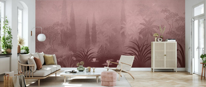 PHOTOWALL / Moonlit Serenity II - Red (e94761)