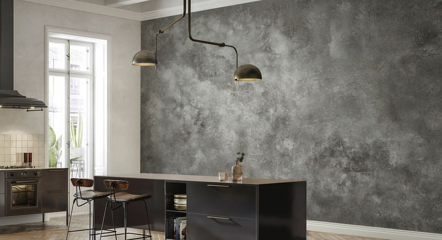 PHOTOWALL / Grunge Smokey Background - BW (e94766)