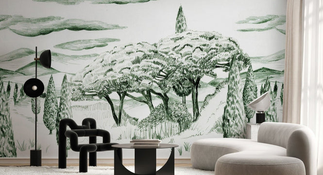 PHOTOWALL / Tropical Trees - Wide Green (e94792)
