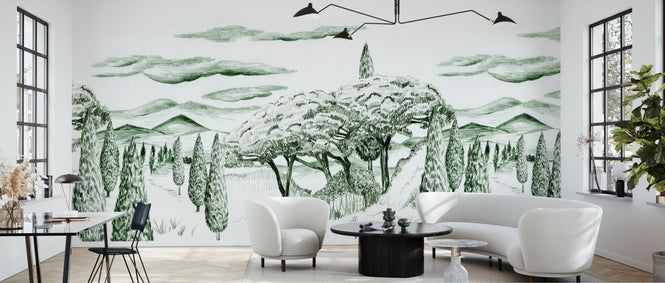 PHOTOWALL / Tropical Trees - Wide Green (e94792)
