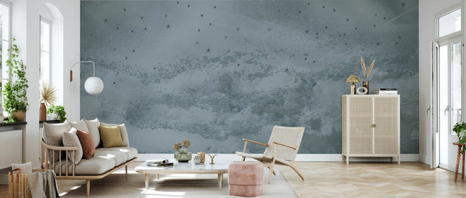 PHOTOWALL / Starry Mountain - Cyan (e94794)