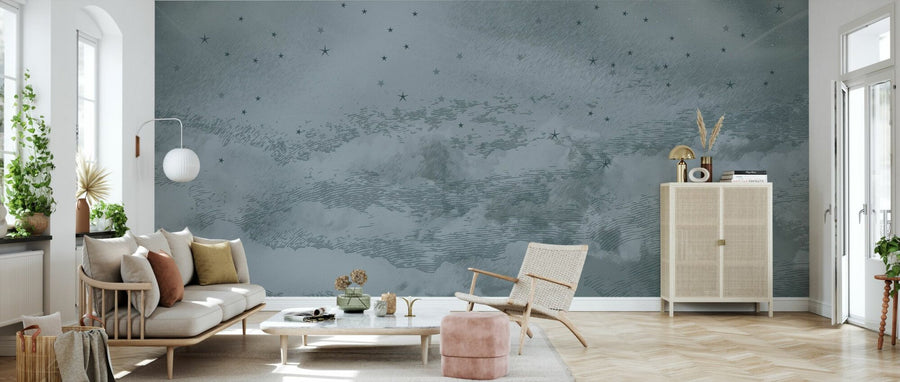 PHOTOWALL / Starry Mountain - Cyan (e94794)