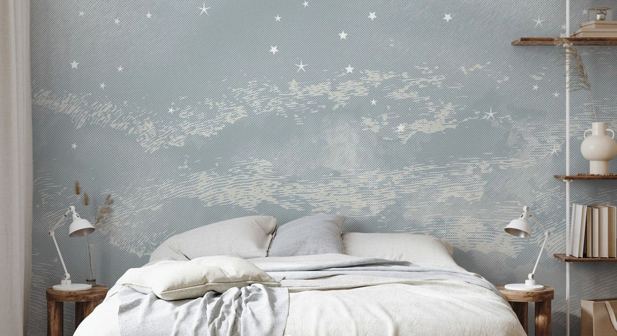 PHOTOWALL / Starry Mountain - Blue (e94797)