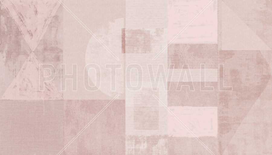 PHOTOWALL / Exceptional Abstract Shapes - Pink (e94799)
