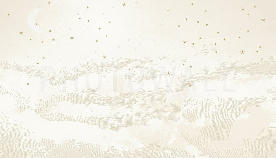PHOTOWALL / Starry Mountain - Beige (e94808)