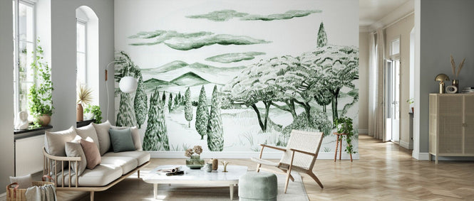 PHOTOWALL / Tropical Trees - Green (e94815)