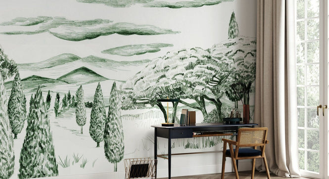 PHOTOWALL / Tropical Trees - Green (e94815)