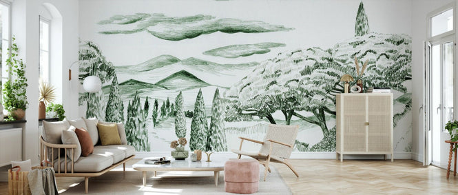PHOTOWALL / Tropical Trees - Green (e94815)