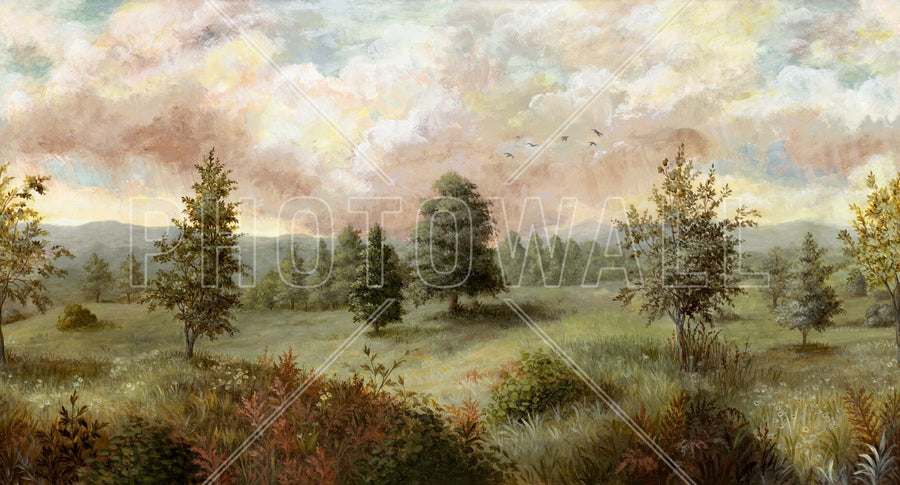 PHOTOWALL / Lush Plants and Trees Landscape (e94841)