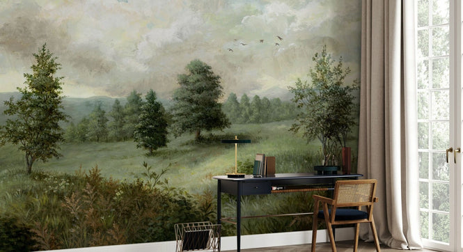 PHOTOWALL / Lush Plants and Trees Landscape - Green (e94843)