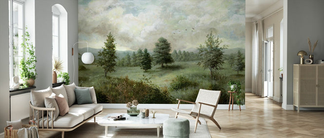 PHOTOWALL / Lush Plants and Trees Landscape - Green (e94843)