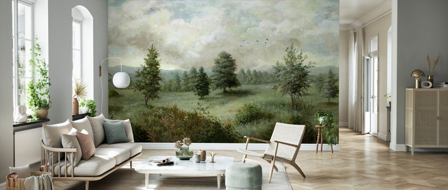 PHOTOWALL / Lush Plants and Trees Landscape - Green (e94843)