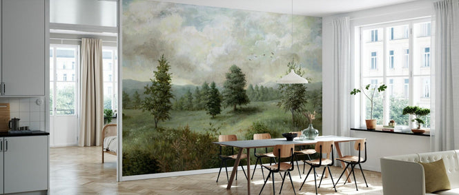 PHOTOWALL / Lush Plants and Trees Landscape - Green (e94843)