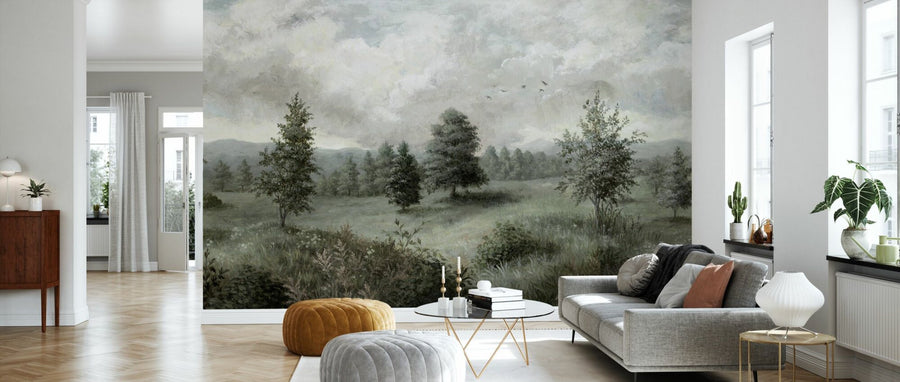 PHOTOWALL / Lush Plants and Trees Landscape - Light (e94844)