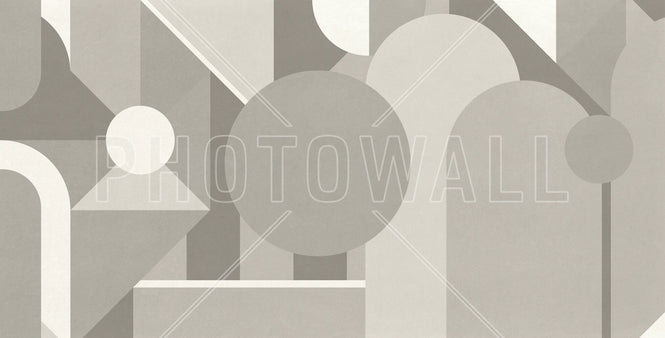 PHOTOWALL / Stylish Geometric Pattern - Grey (e94878)