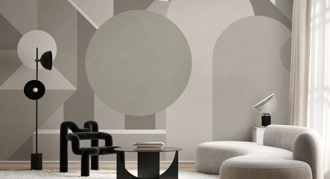 PHOTOWALL / Stylish Geometric Pattern - Grey (e94878)