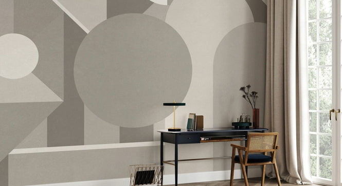 PHOTOWALL / Stylish Geometric Pattern - Grey (e94878)
