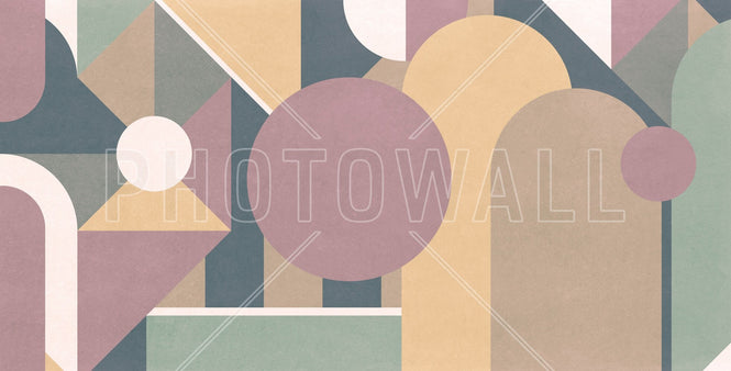 PHOTOWALL / Stylish Geometric Pattern - Multicolored (e94882)