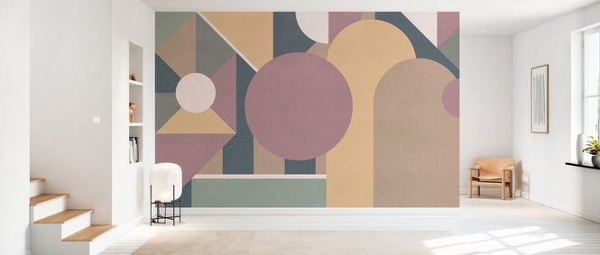 PHOTOWALL / Stylish Geometric Pattern - Multicolored (e94882)