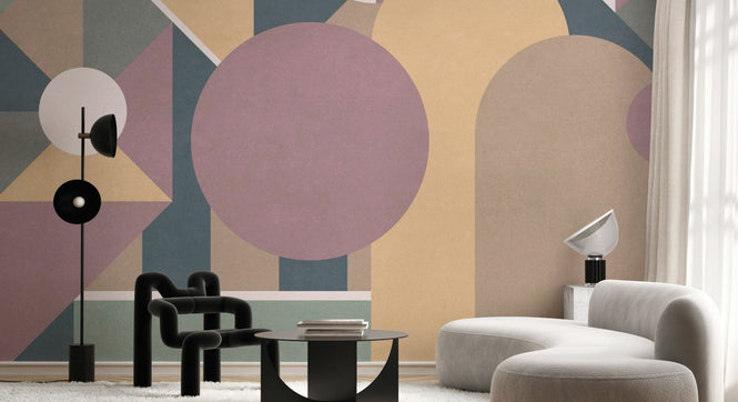PHOTOWALL / Stylish Geometric Pattern - Multicolored (e94882)