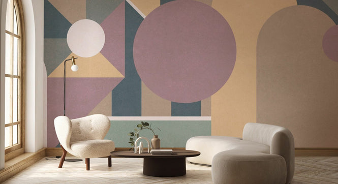 PHOTOWALL / Stylish Geometric Pattern - Multicolored (e94882)