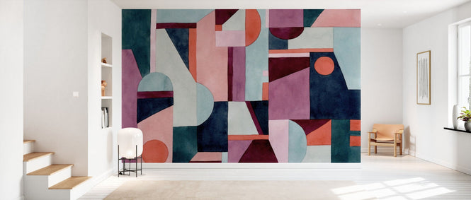 PHOTOWALL / Illustration of Geometric Pattern - Multicolor (e94890)