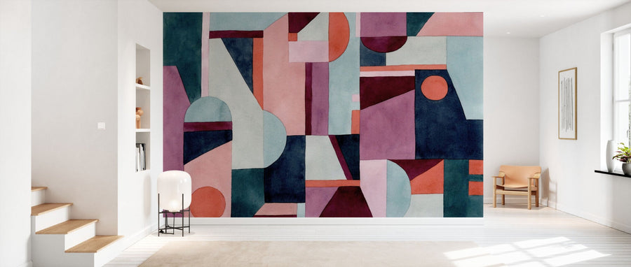 PHOTOWALL / Illustration of Geometric Pattern - Multicolor (e94890)