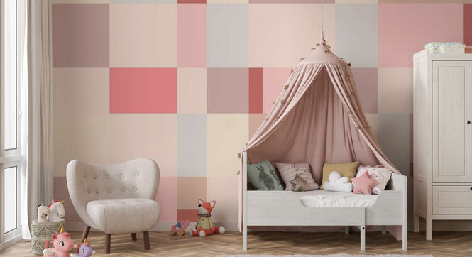 PHOTOWALL / Metro Blocks - Pink (e94919)