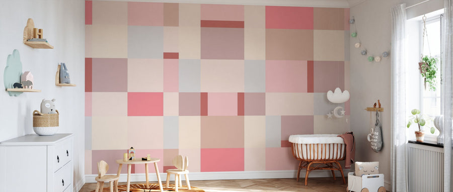 PHOTOWALL / Metro Blocks - Pink (e94919)