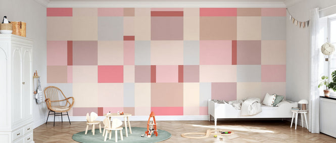 PHOTOWALL / Metro Blocks - Pink (e94919)