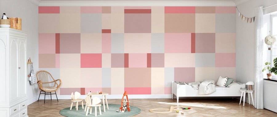 PHOTOWALL / Metro Blocks - Pink (e94919)