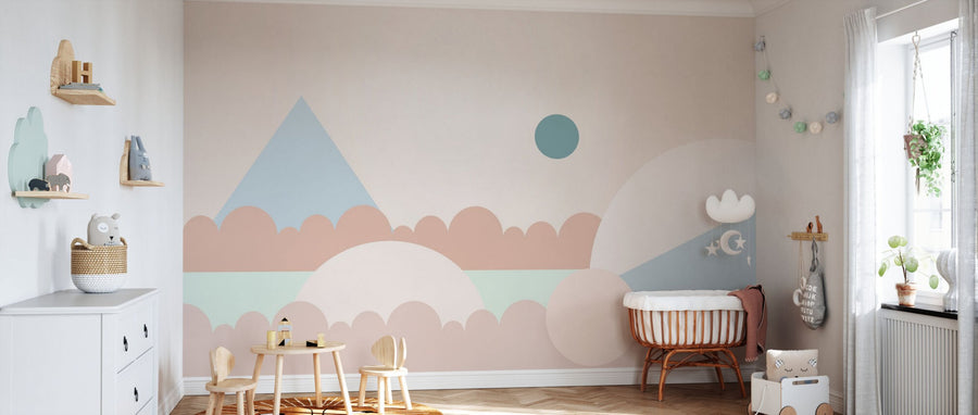 PHOTOWALL / Graphic Shapes - Beige Pastel (e94920)