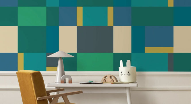 PHOTOWALL / Metro Blocks - Green (e94923)