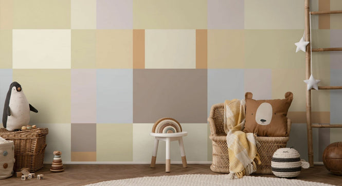 PHOTOWALL / Metro Block - Beige (e94928)