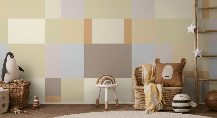PHOTOWALL / Metro Block - Beige (e94928)