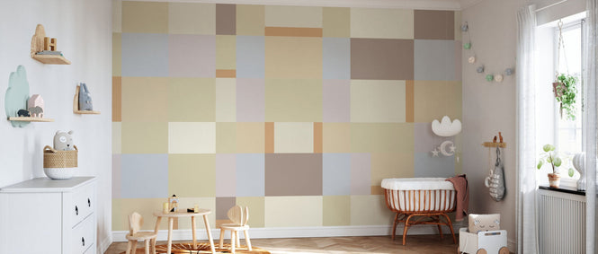 PHOTOWALL / Metro Block - Beige (e94928)