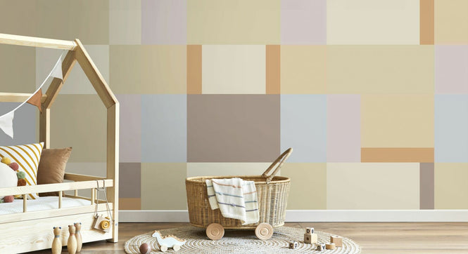 PHOTOWALL / Metro Block - Beige (e94928)