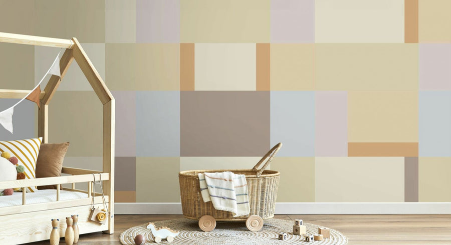 PHOTOWALL / Metro Block - Beige (e94928)