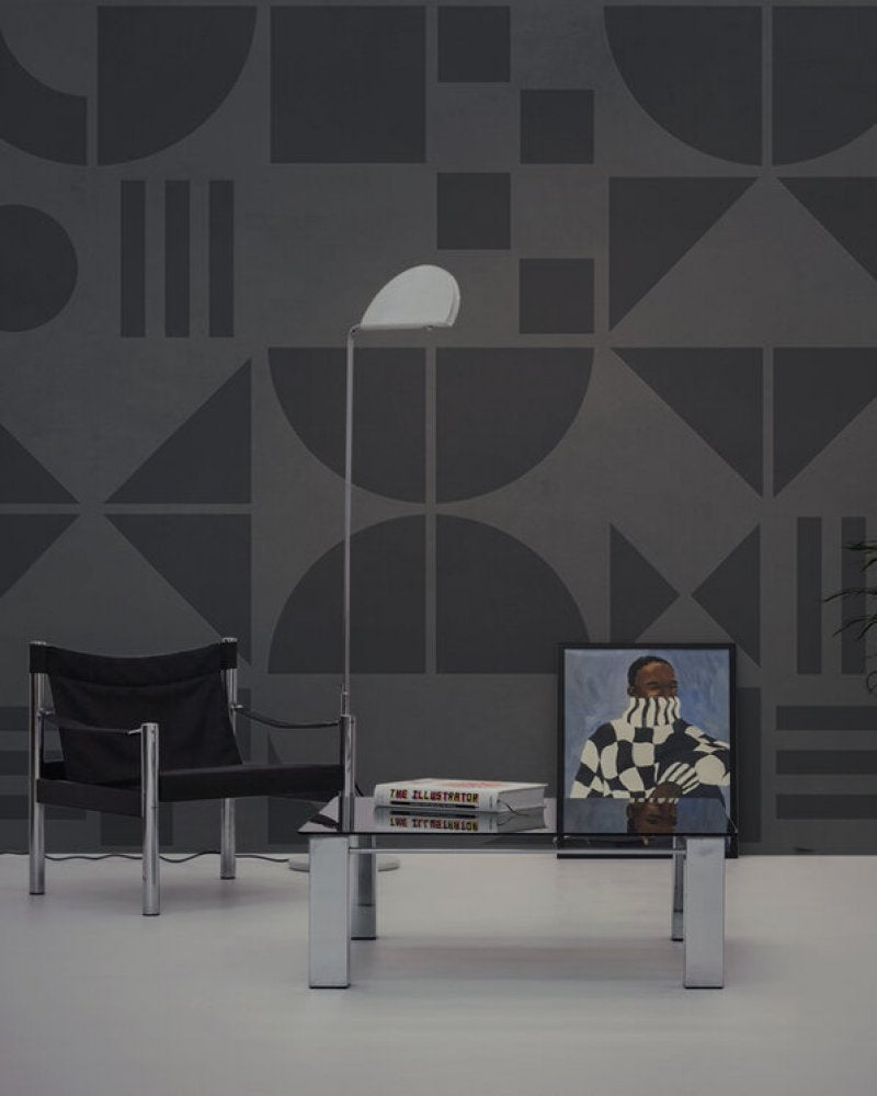 PHOTOWALL / Bauhaus Geo - Black - Large (e94937)