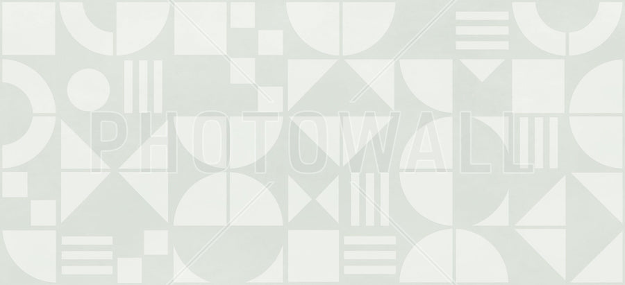 PHOTOWALL / Bauhaus Geo - Green - Large (e94939)