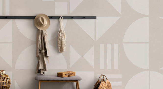 PHOTOWALL / Bauhaus Geo - Beige - Large (e94948)
