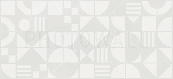PHOTOWALL / Bauhaus Geo - Grey - Large (e94949)