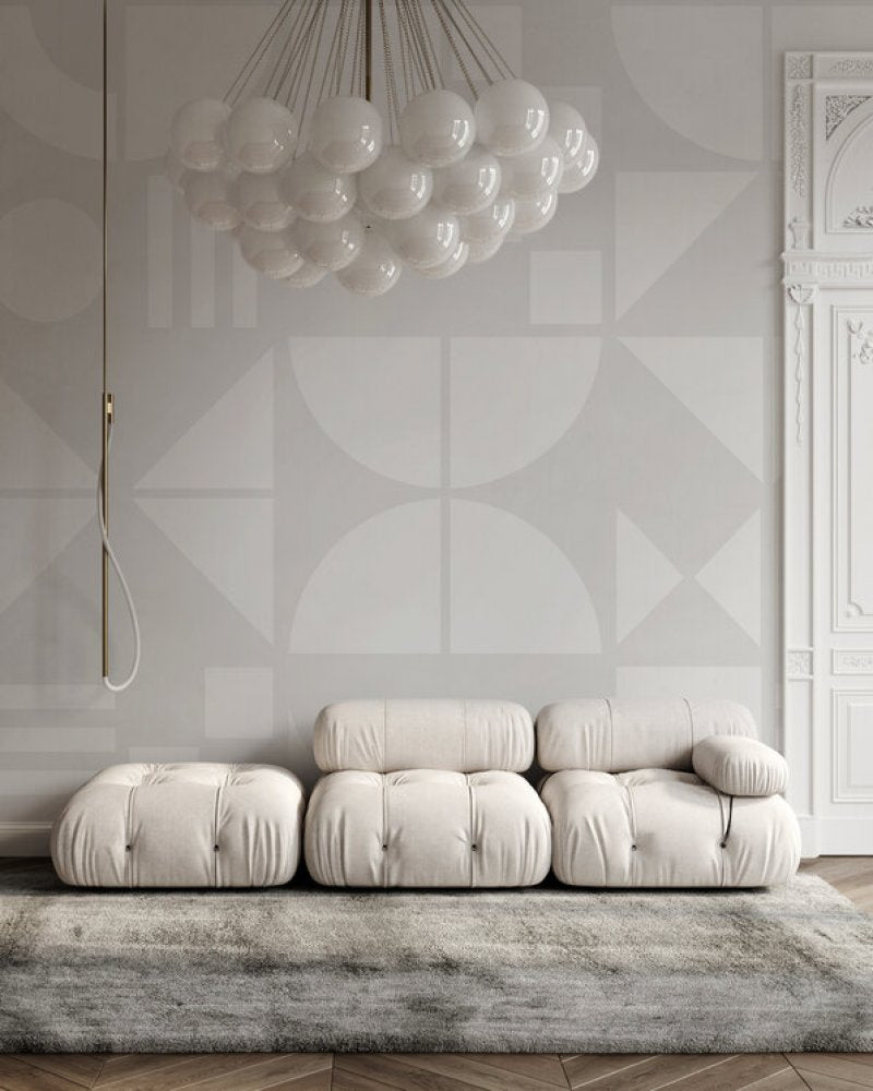 PHOTOWALL / Bauhaus Geo - Grey - Large (e94949)